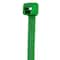Panduit Cable Tie, 8 in L, 2 in Max Bundle Dia., Green, Nylon 6/6, 18 lb Strength, 1000 PK PLT2M-M5 - alternate 1